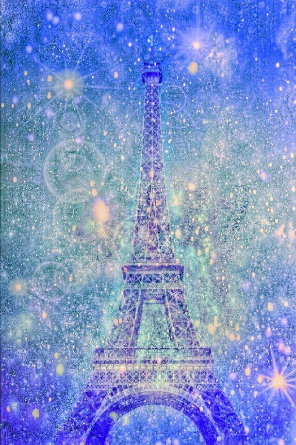 eiffel tower, glitter, love, magic, pretty, wallpaper, sparkle in ...