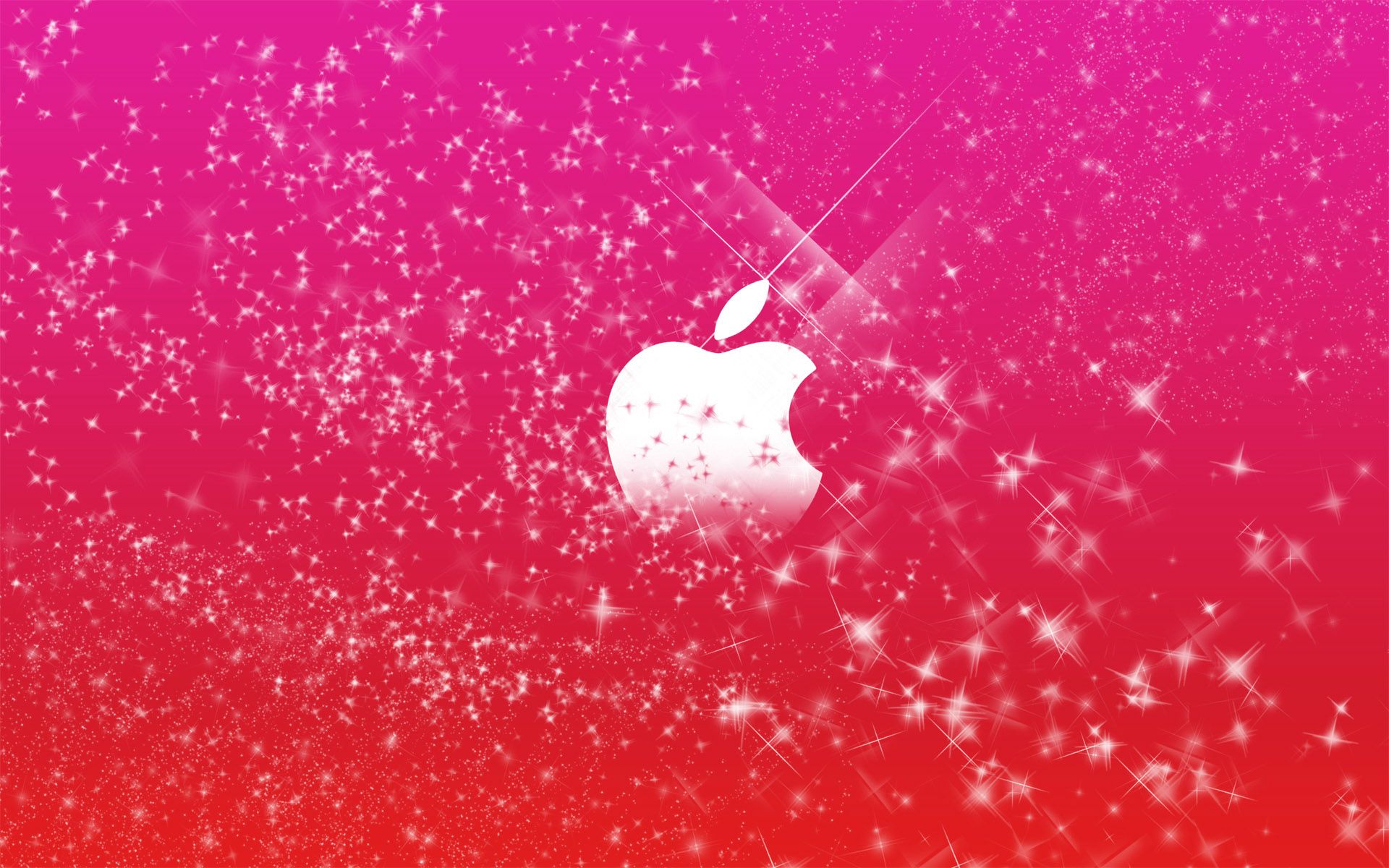 Apple Logo in Pink Glitters Wallpapers | HD Wallpapers