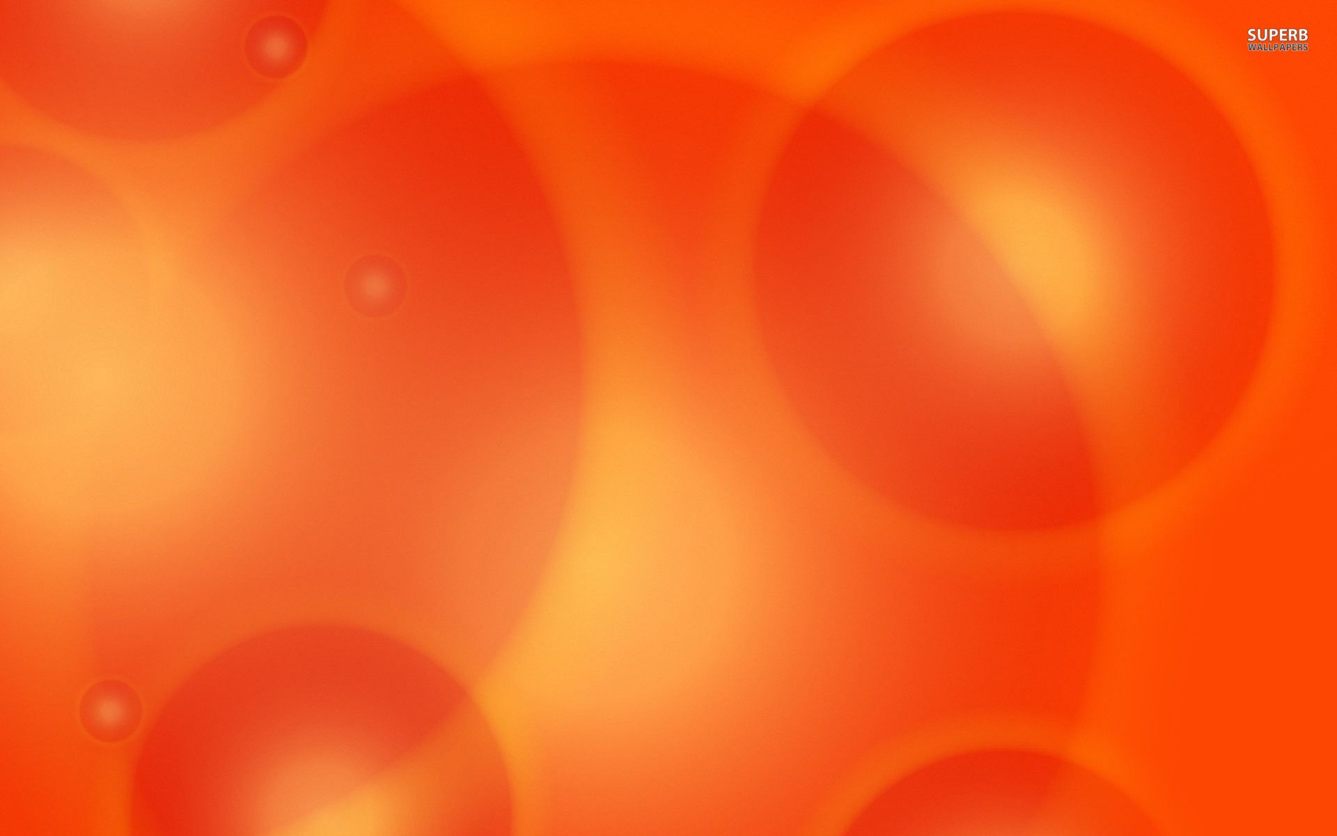 Orange bubbles wallpaper - Abstract wallpapers - #25939