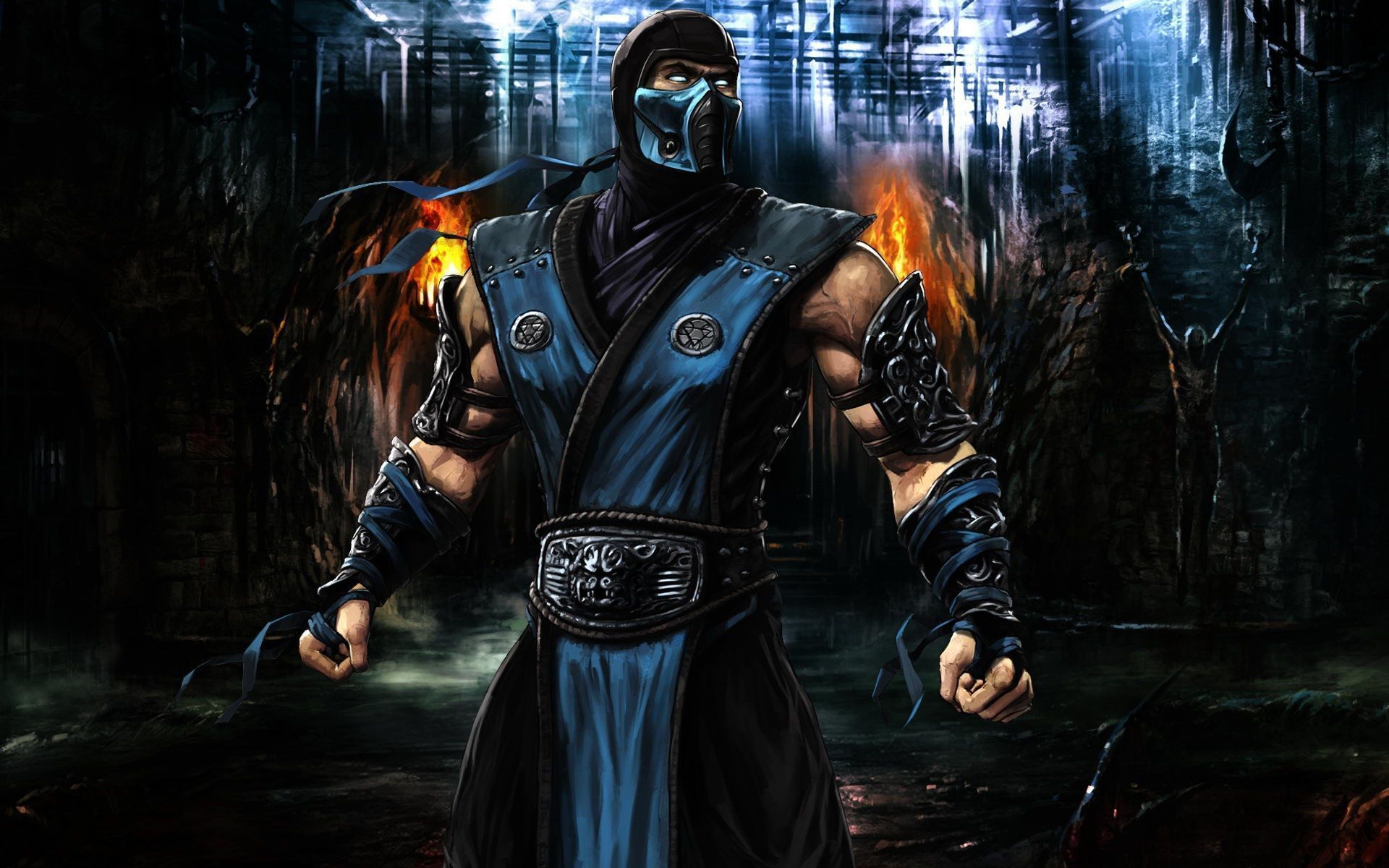 Wallpaper Mortal Kombat X SubZero poster 4k Games 15066