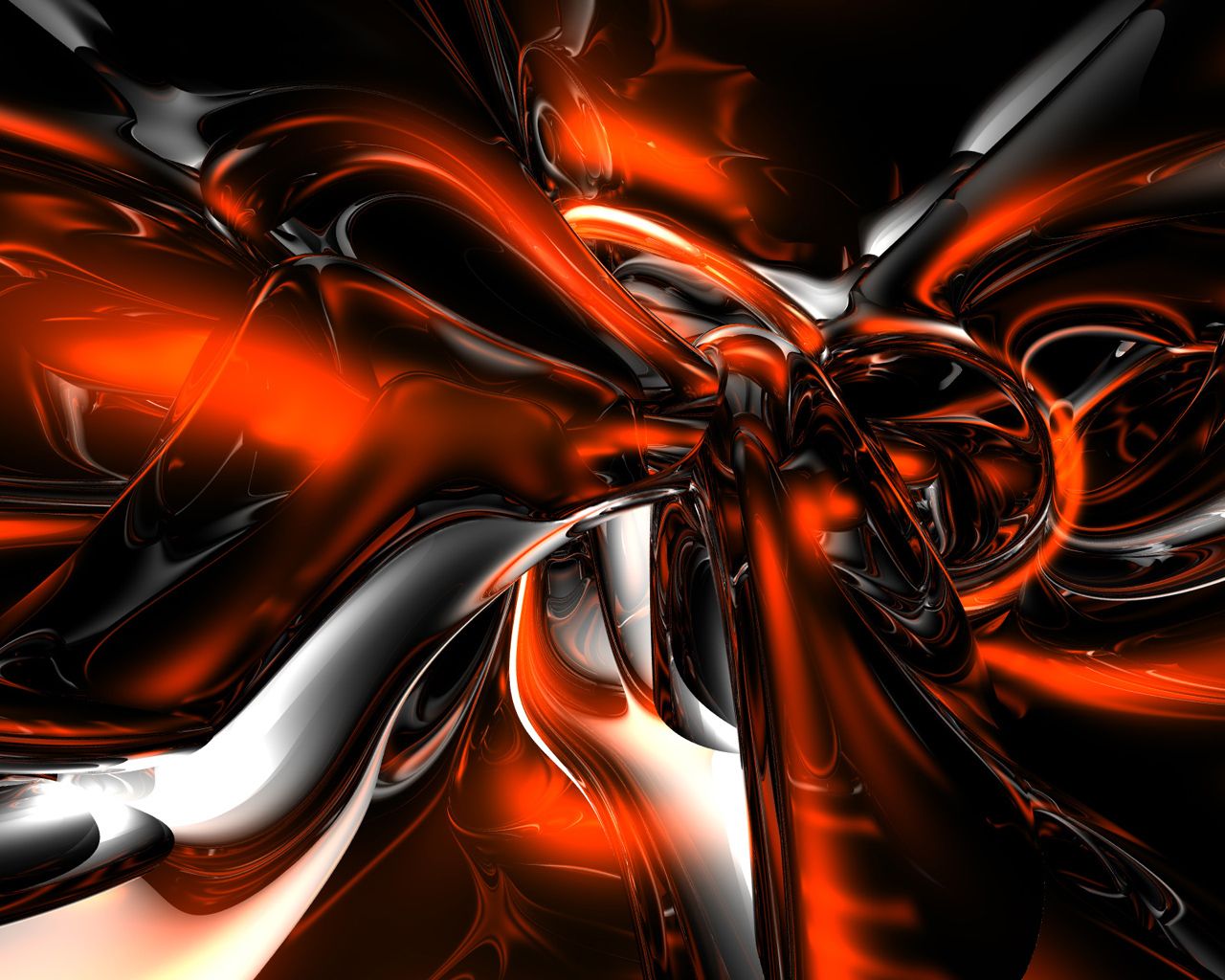 Black Orange Liquid Shapes 4K HD Abstract Wallpapers  HD Wallpapers  ID  76933