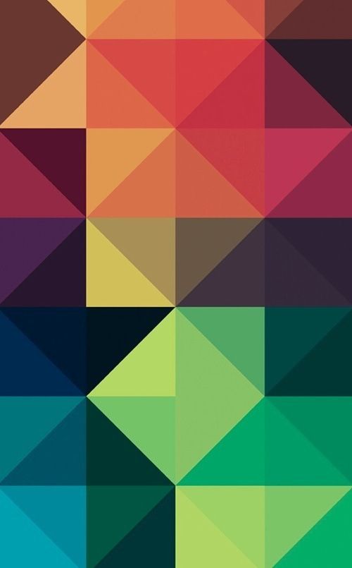 iPhone 5 Wallpaper - Geometric Colourful Pattern | i P h o n e 5 ...