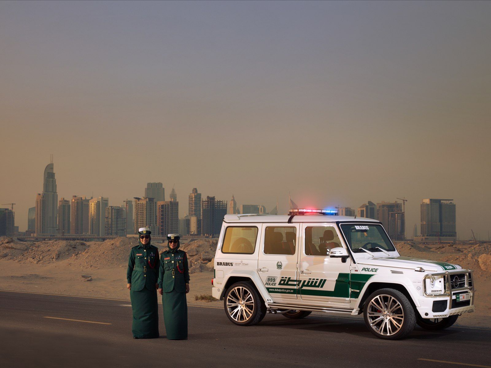 Brabus B63S 700 Widestar Dubai Police Car 2014 Exotic Car Photo