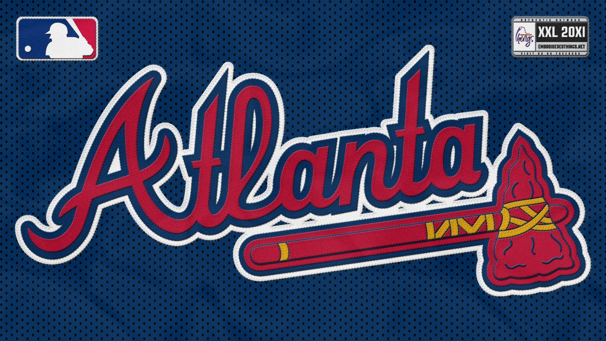 MLB Atlanta Braves Team Logo wallpaper HD. Free desktop background ...
