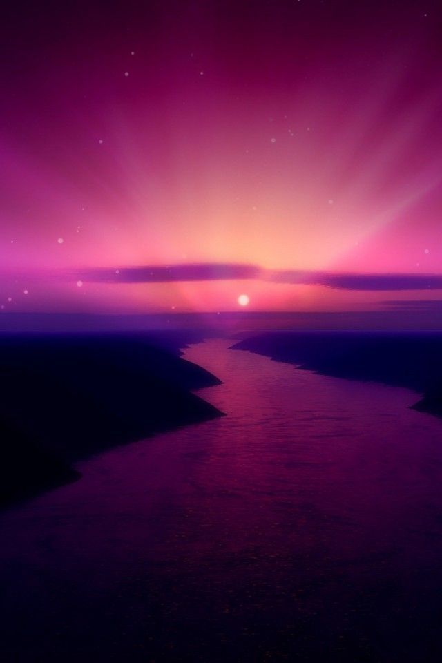 Purple Sunset #iPhone 4s #Wallpaper http / / www.ilikewallpaper