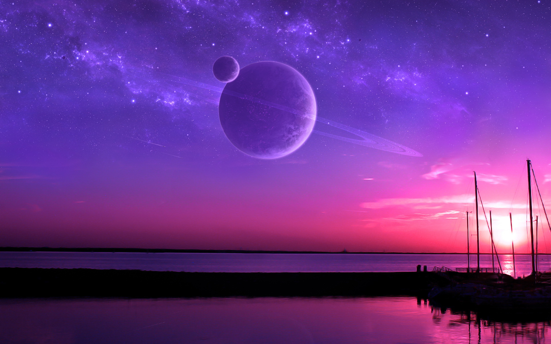 Purple Fantasy Sunset #6807030