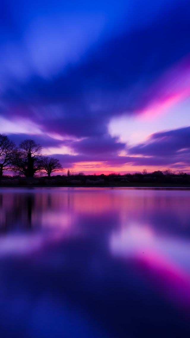 Purple Sunset #iPhone #5s #Wallpaper | Download more in http://www ...