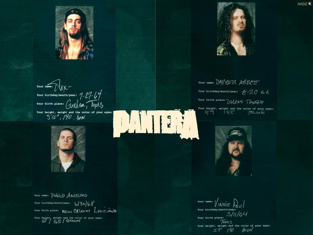 PANTERA - BANDSWALLPAPERS free wallpapers, music wallpaper