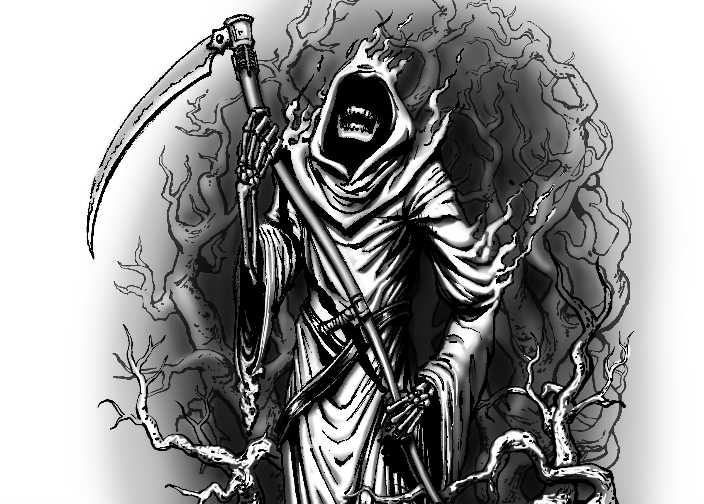 Scary Grim Reaper Wallpaper | Wallpaper, Wallpaper Hd, Background ...