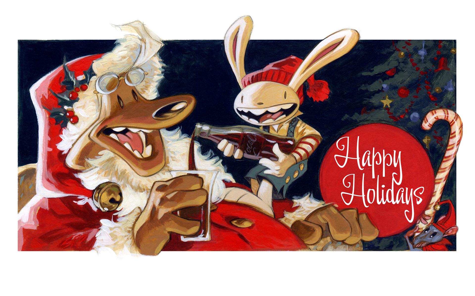 Sam & Max - Happy Holidays desktop wallpaper