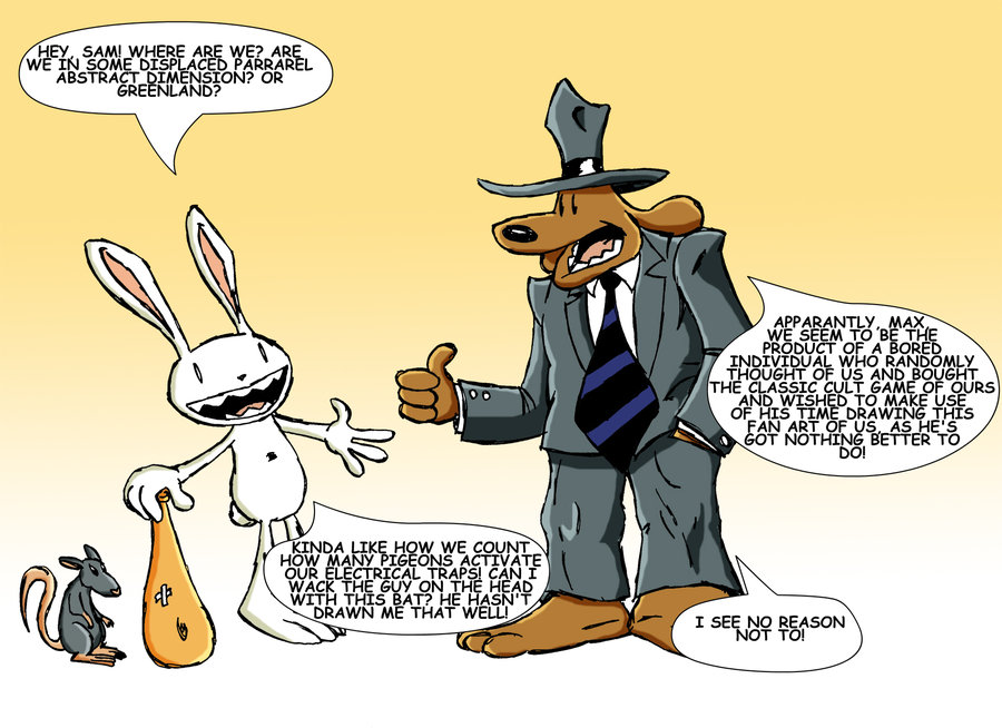 Sam and Max stamp by RJGrid on DeviantArt