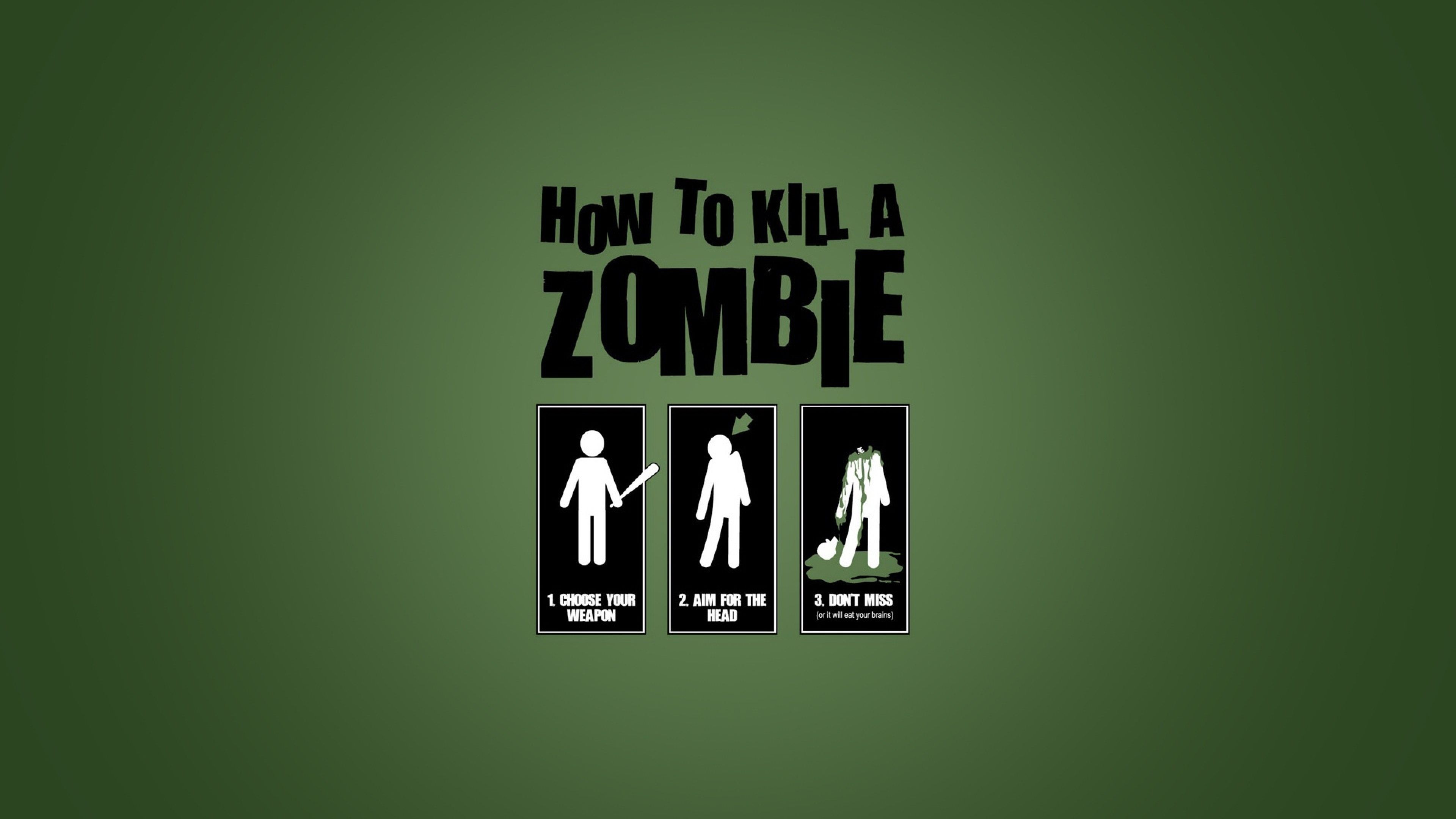 Download Wallpaper 3840x2160 Zombie, Bit, How to kill zombie 4K ...