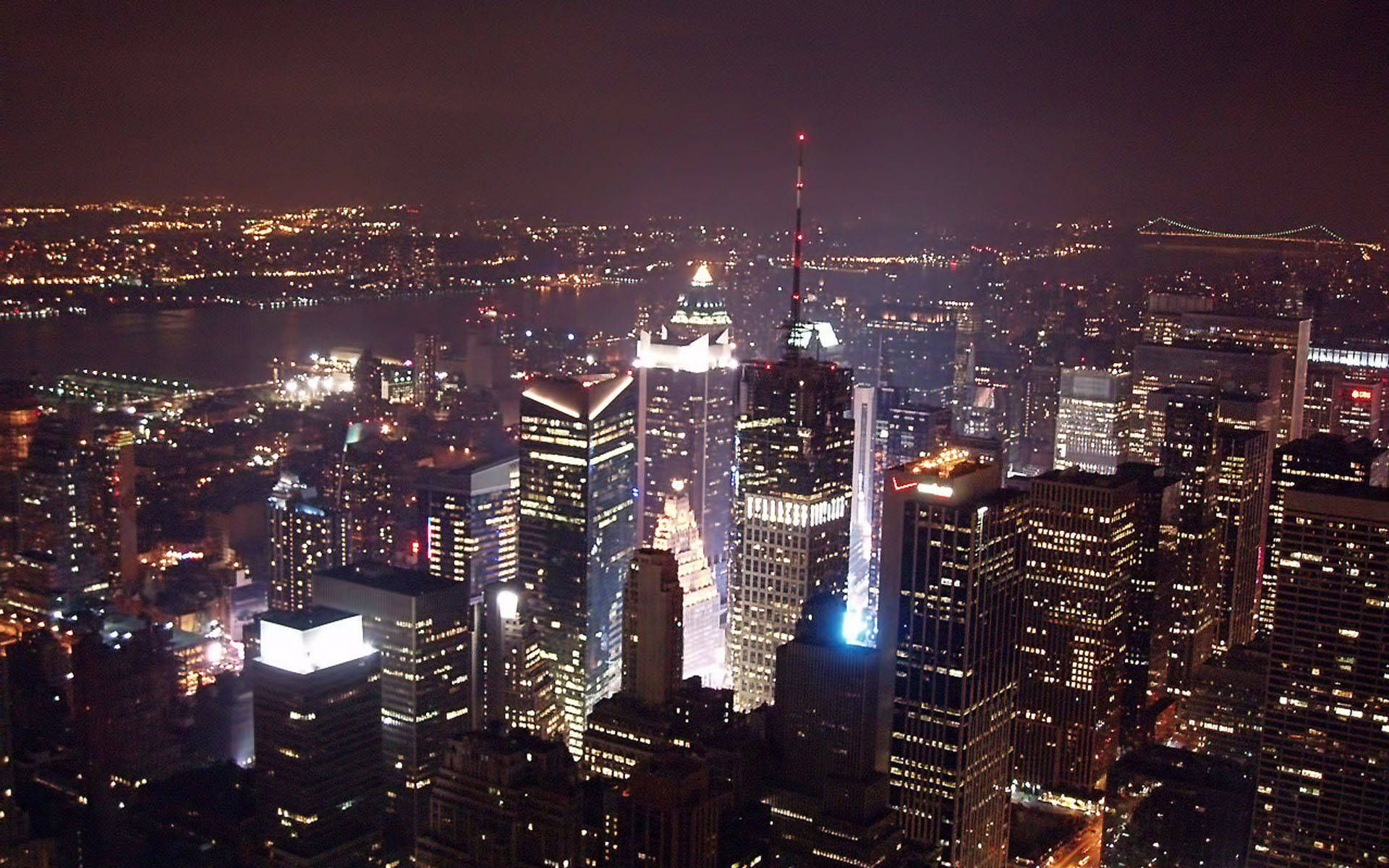 New York City Night, usa, world, 1920x1200 HD Wallpaper and FREE ...