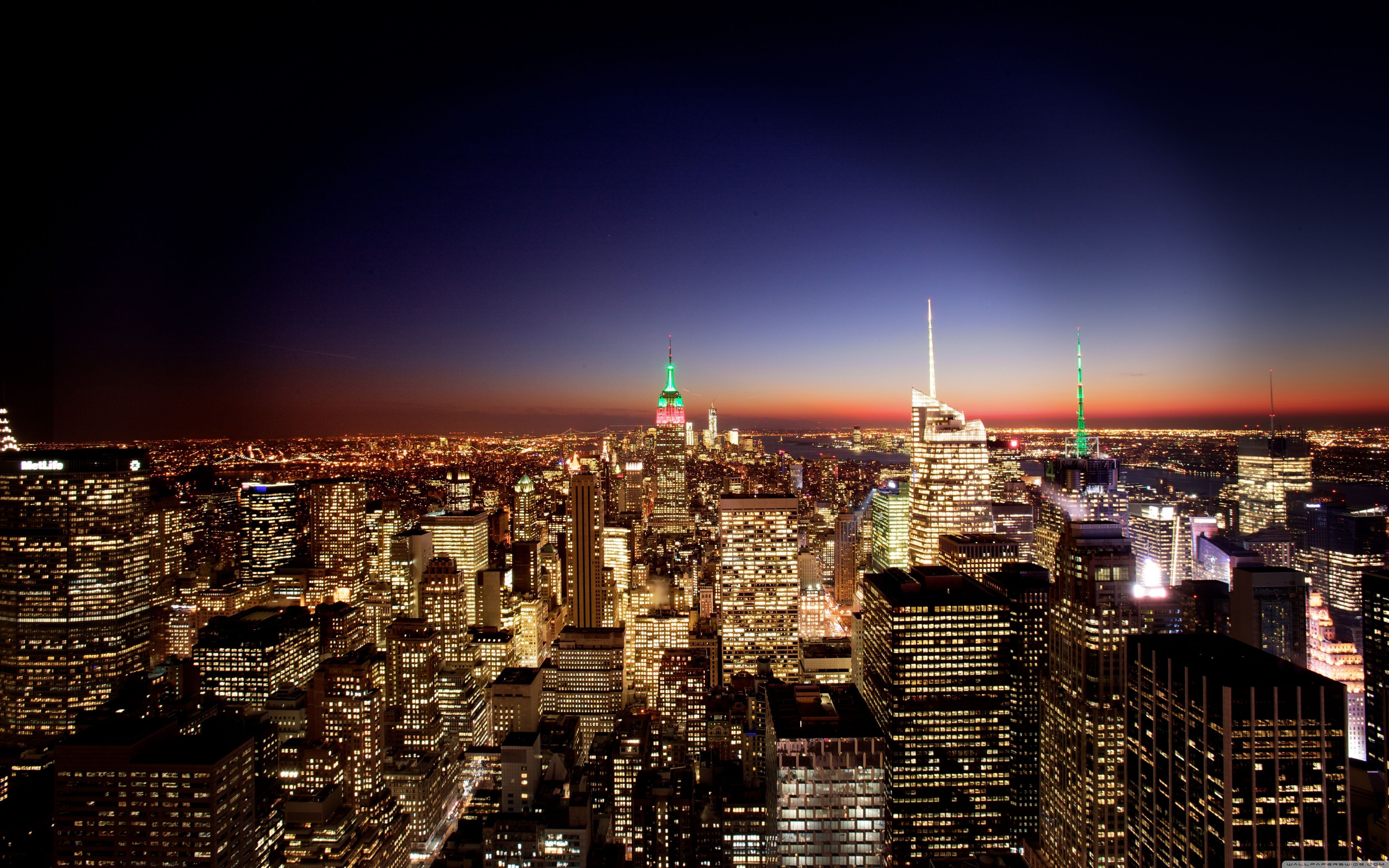 New York City At Night Wallpaper Full HD [5120x3200] - Free ...