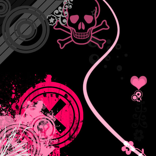 Wallpapers Gangsta Girl This Is The Superb Emo T Skull Picture ...