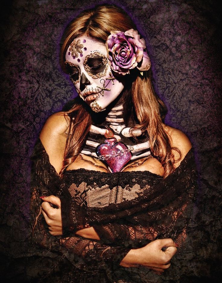 Sugar Skull Pin Up Girl Sexy | 3d Skull Wallpaper Promotion-Online ...