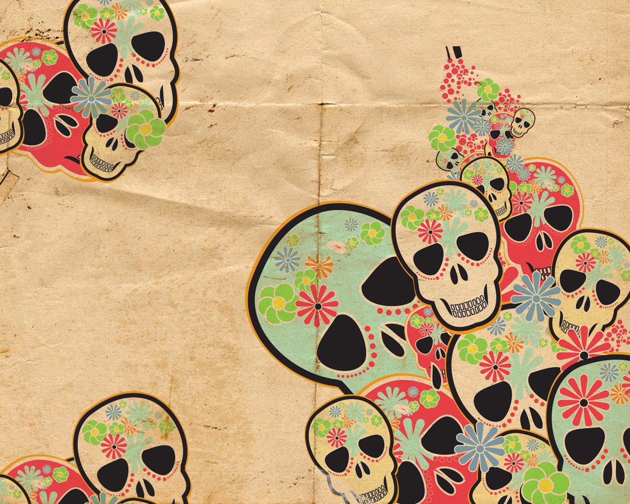 Cool Skull Backgrounds For Girls Images & Pictures - Becuo