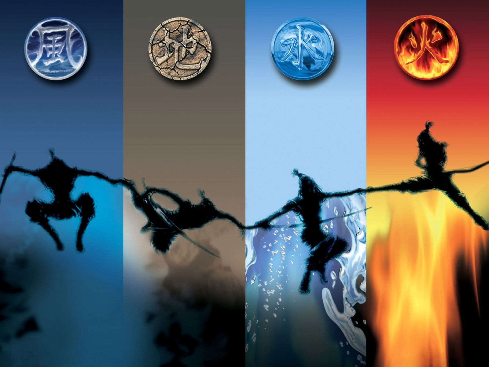 Air, earth, water, fire - The Four Elements Wallpaper (37158370 ...