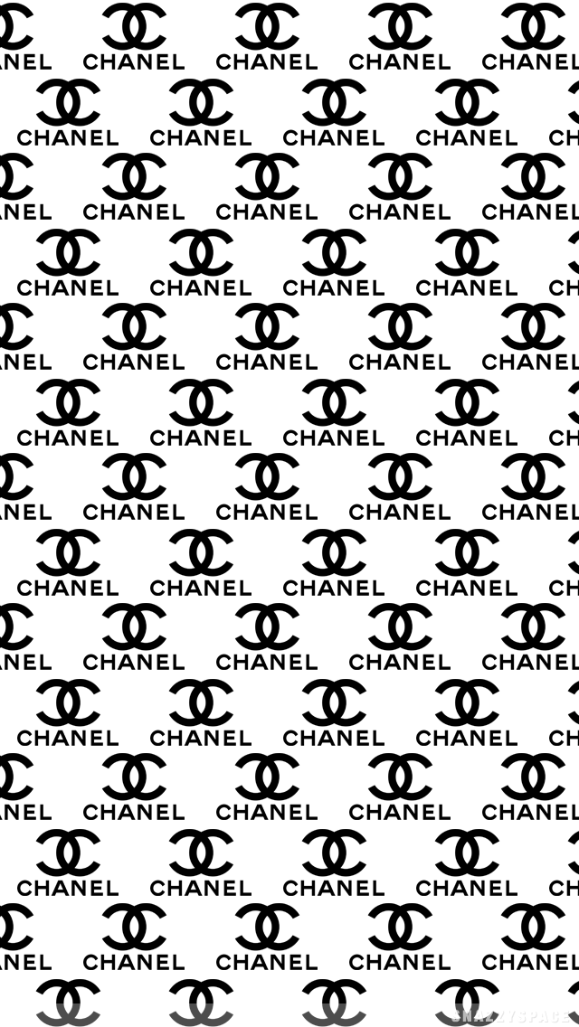 White Black Chanel iPhone Wallpaper