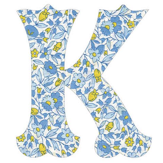 K Fancy Font Wallpaper Letter | The Land of Nod