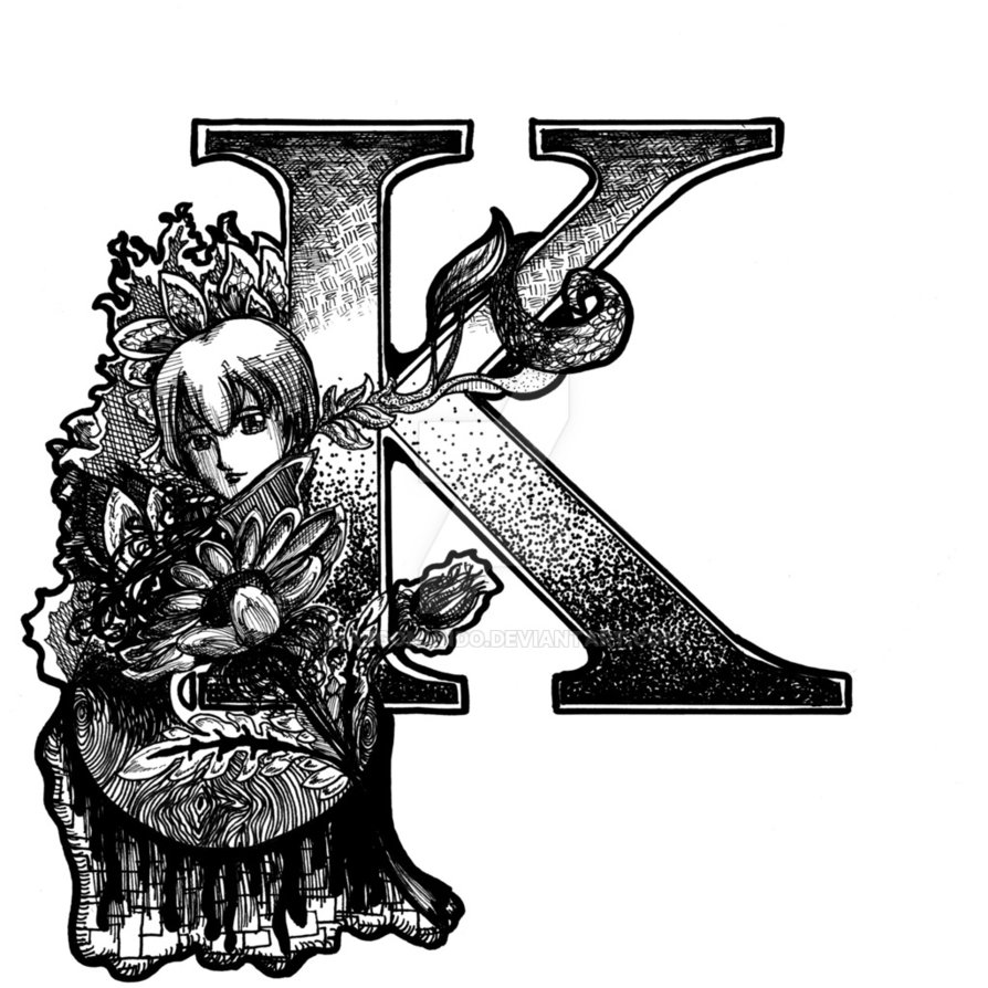 RePin image Letter k Initial By on Pinterest
