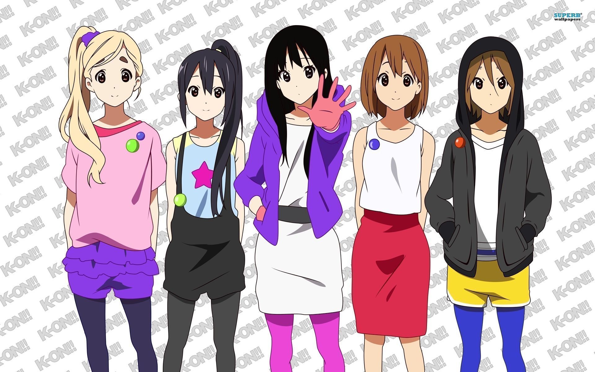 Download Kawaii Anime K-on! Characters Wallpaper