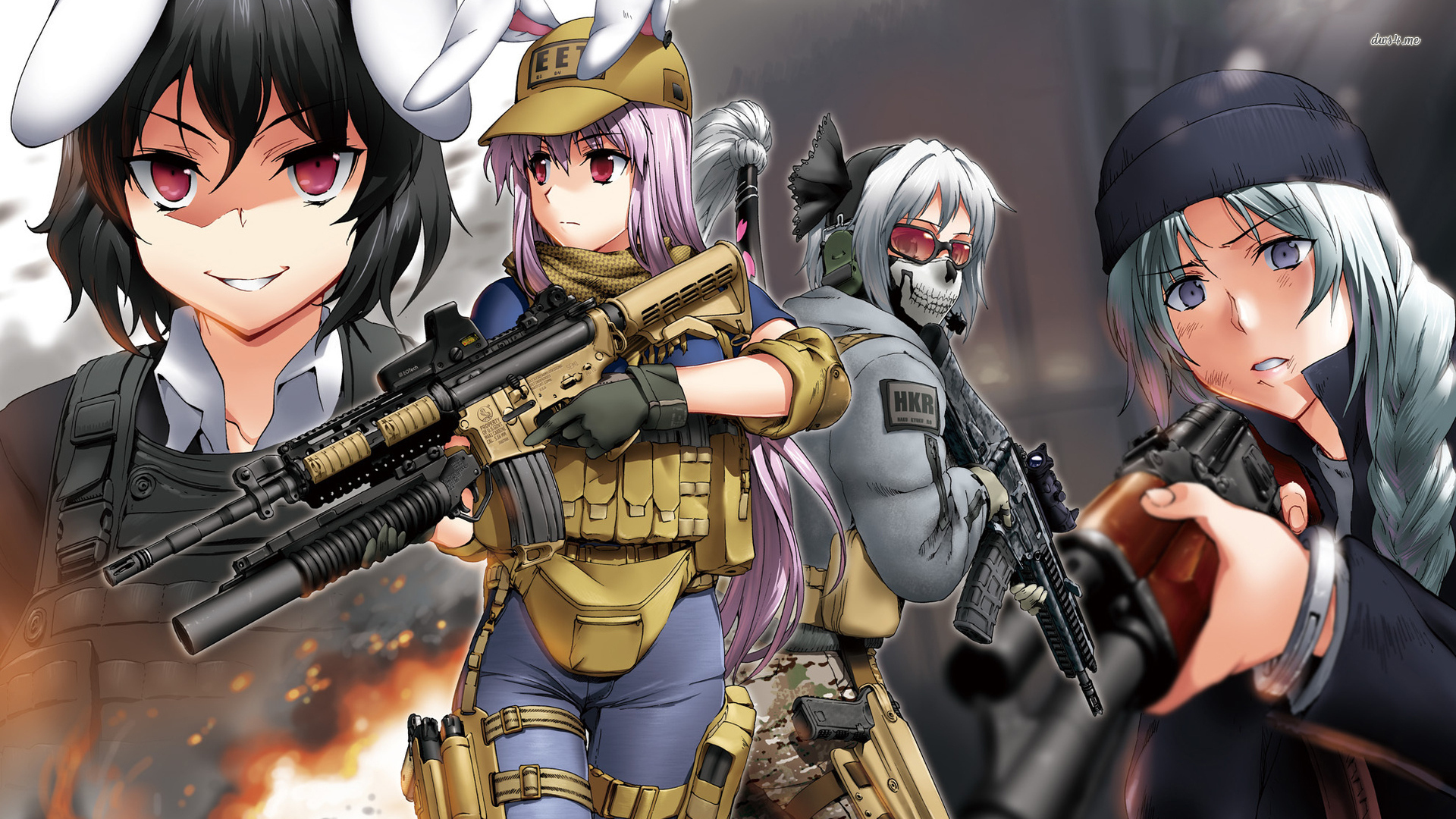 Girls With Guns Wallpaper Anime Wallpapers Daftsex Hd