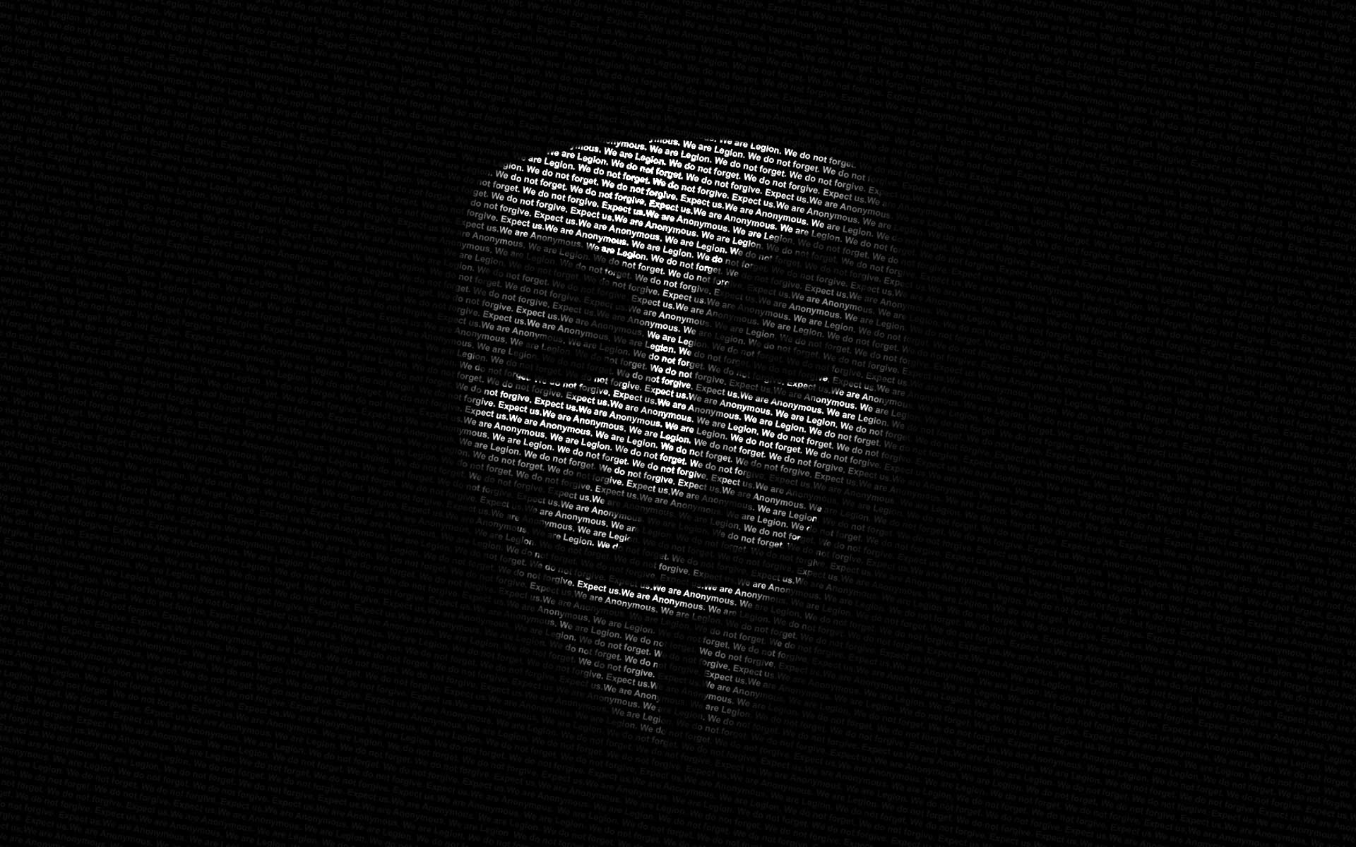 Anonymus on black wallpaper wallpapers and images - wallpapers