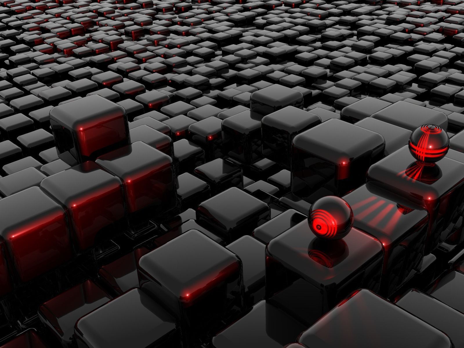 Black Box And Square Wallpapers HD Wallpaper 3D & Abstract