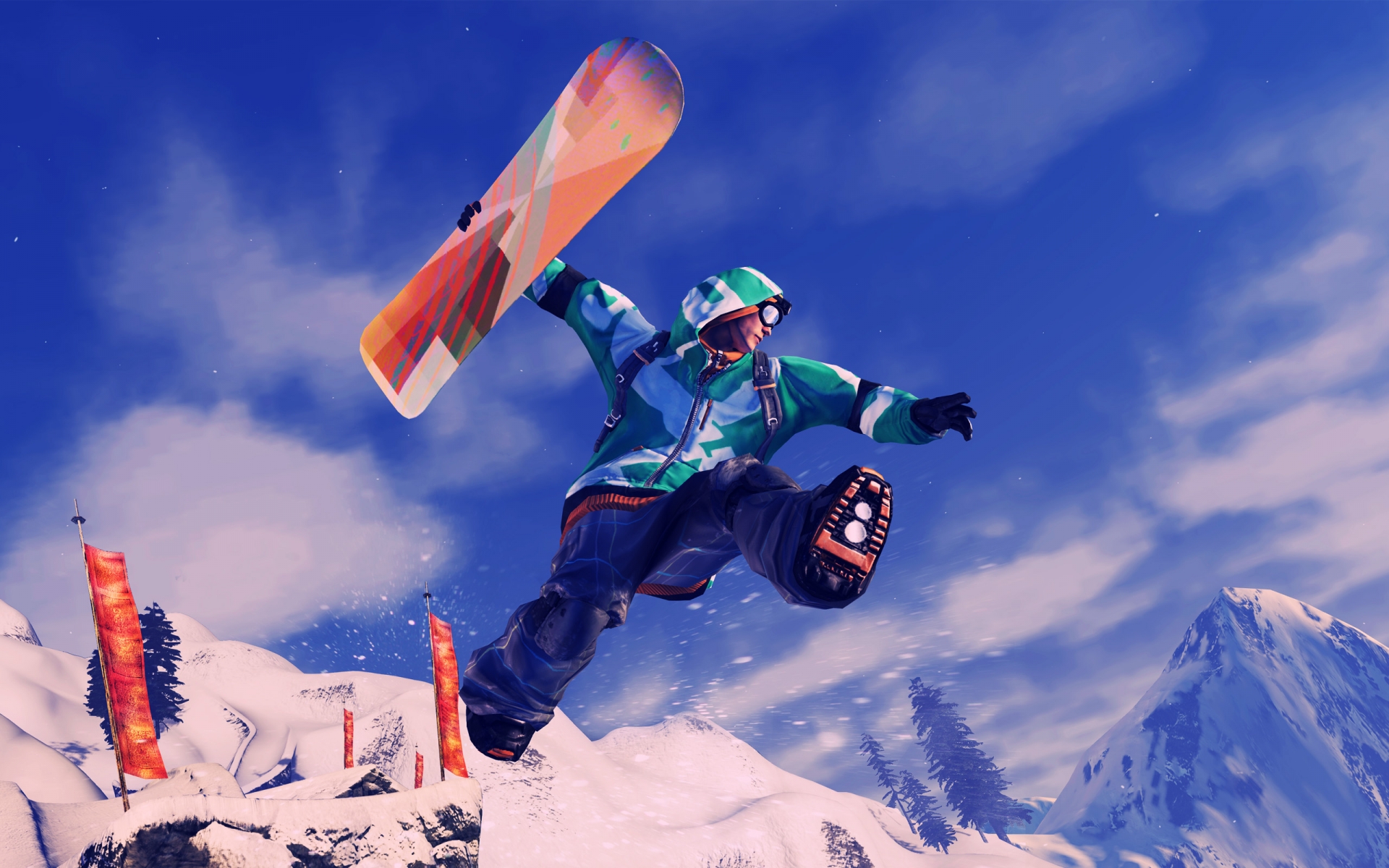 Wallpapers Snowboarding Ssx For X Widescreen Hd Wide 1920x1200