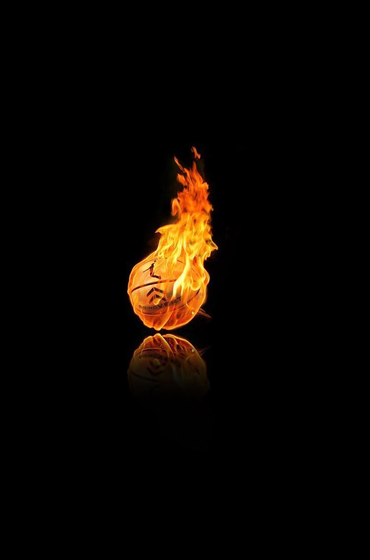 Basketball Fire Wallpaper for iPhone 6 | iPhone Wallpaper • iPhone ...