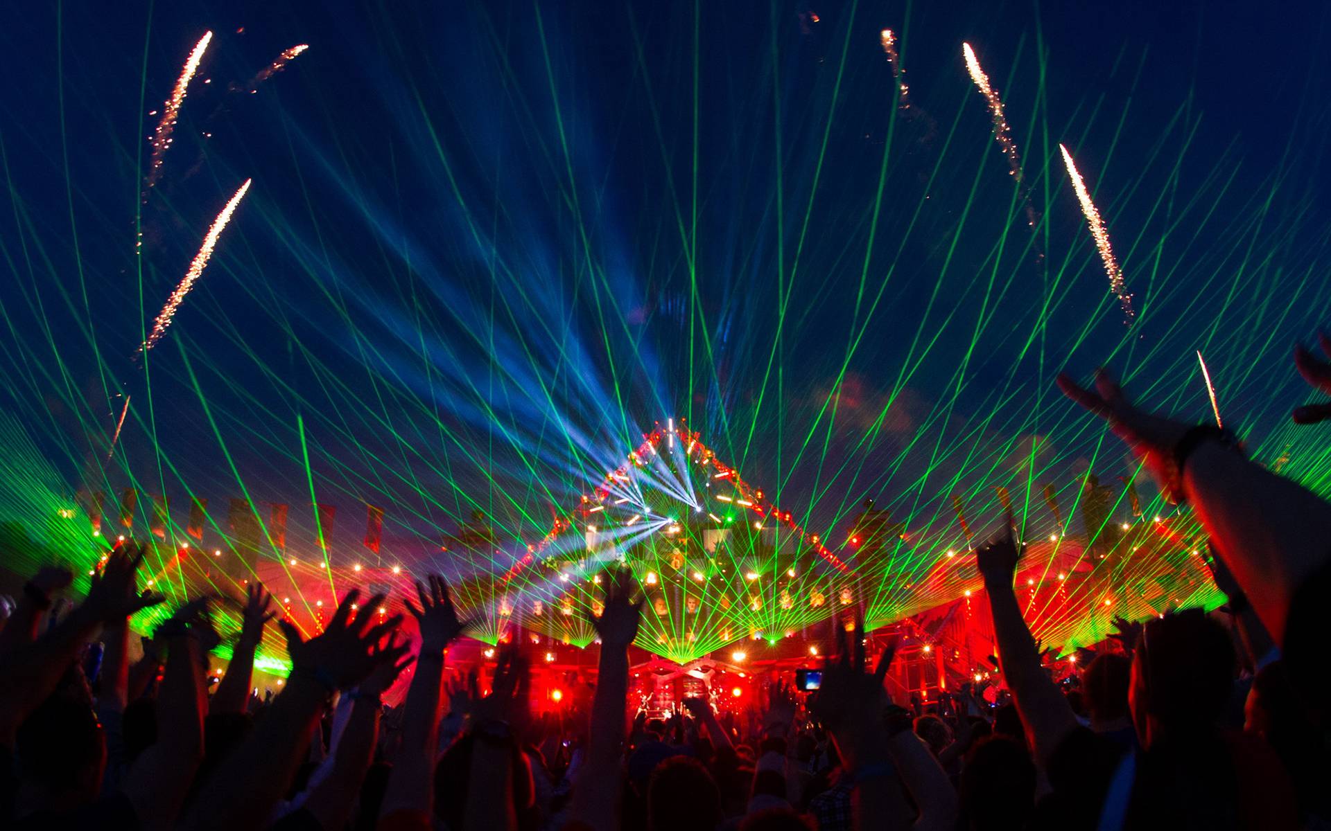 Tomorrowland 2015 Laser Show HD Wallpapers - Wallpaper Cave