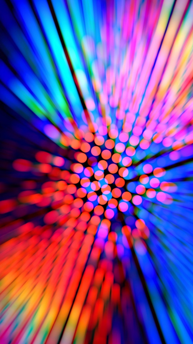 Colorful Laser Spots Wallpaper - Free iPhone Wallpapers