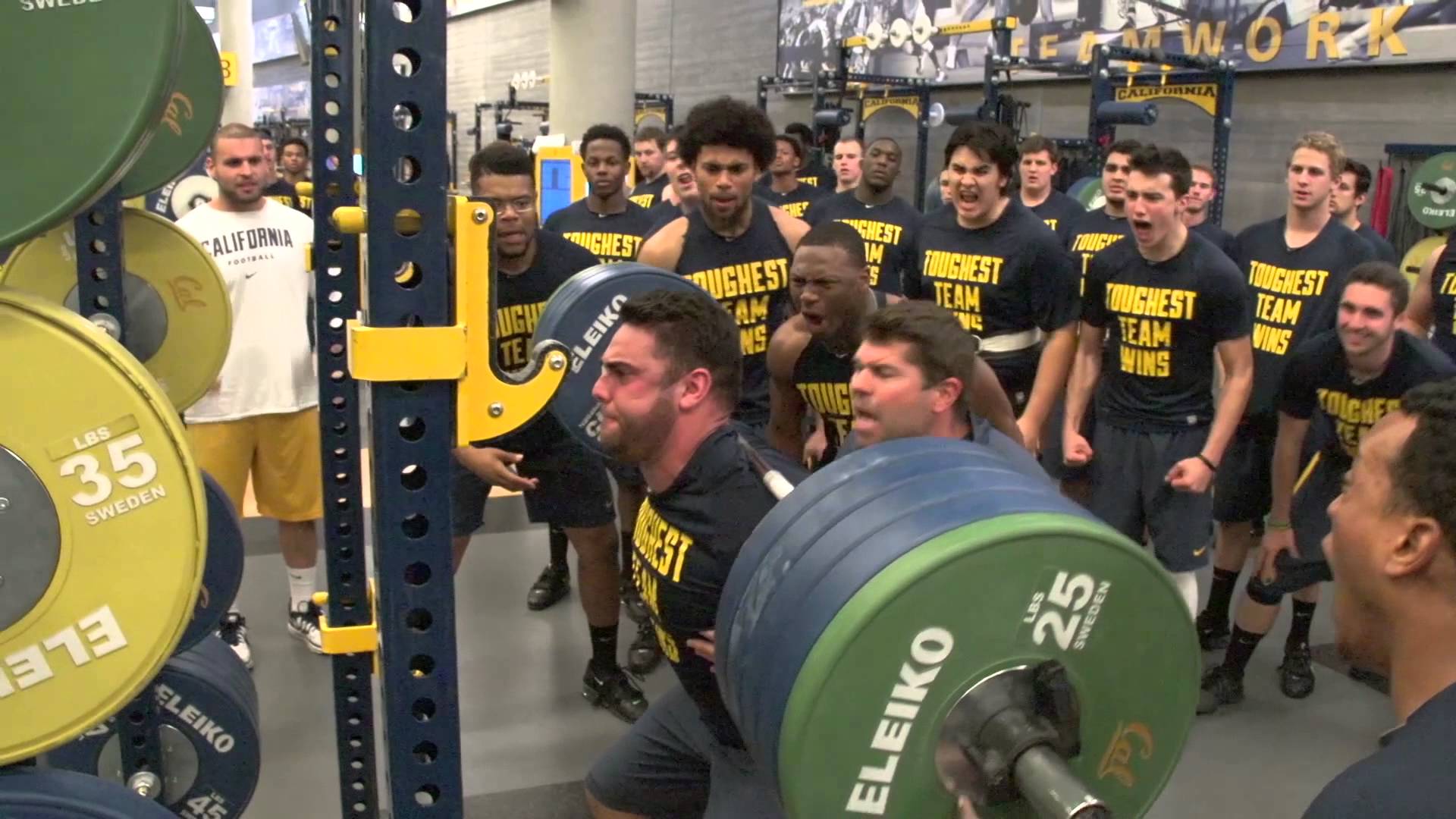 Cal Football Strength and Conditioning Testing Week - YouTube