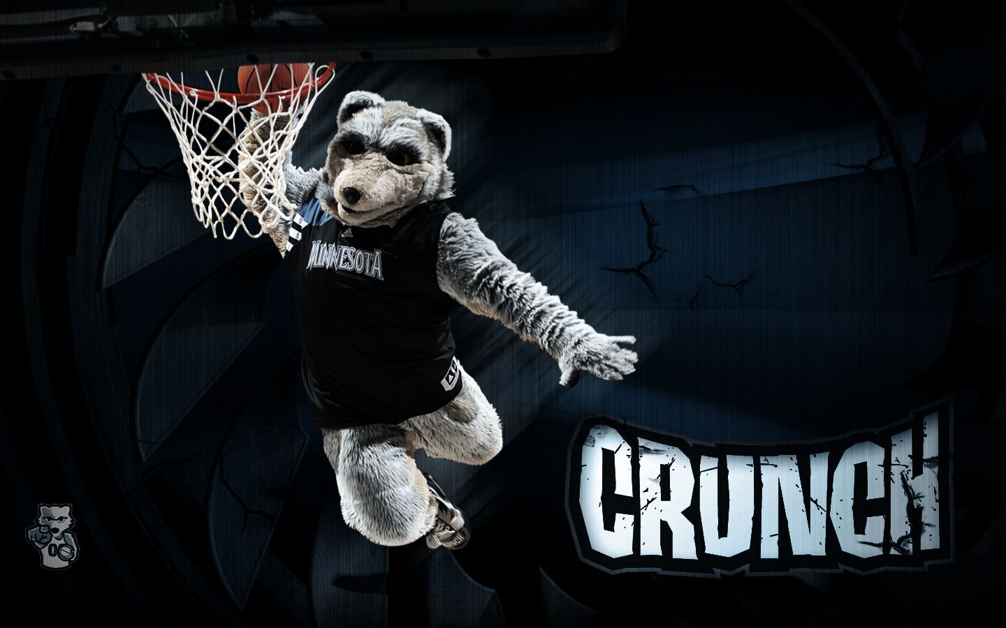 Minnesota Timberwolves Mascot Crunch! | Minnesota Timberwolves