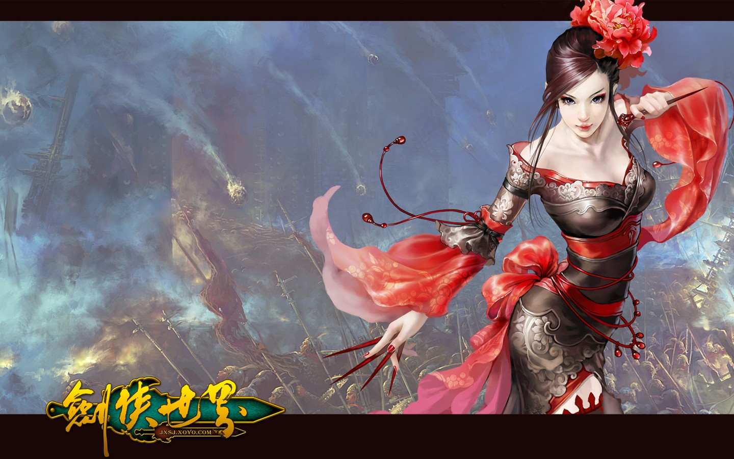 D of the swordsman in the world martial arts online game wallpaper