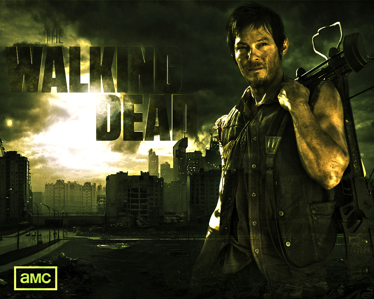 The Walking Dead Daryl 1280x1024 wallpaper