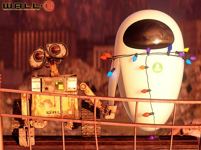 WALL-E & EVE Wallpaper - Wallcoo.net