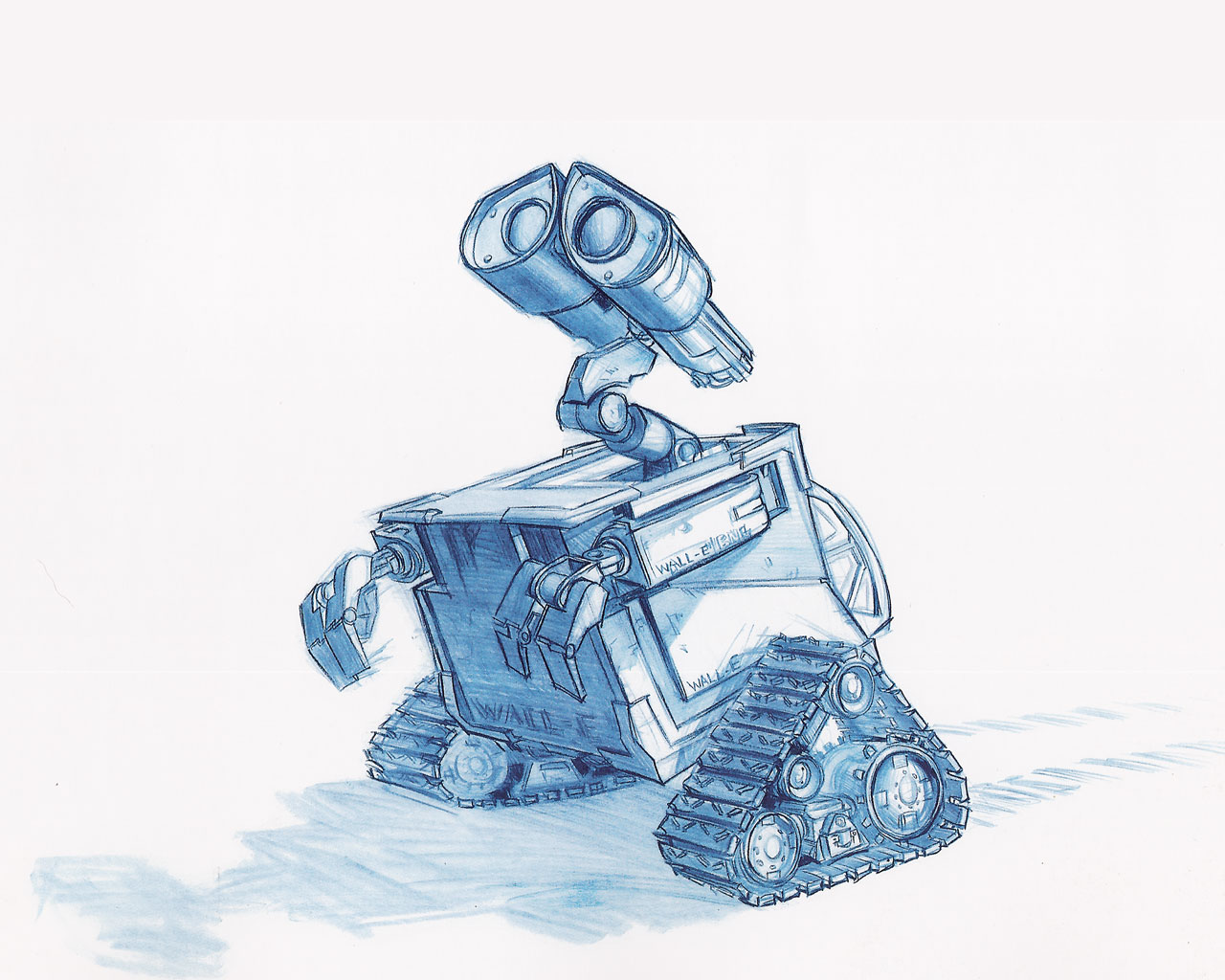 rePin image: Wall E Eve Drawing on Pinterest