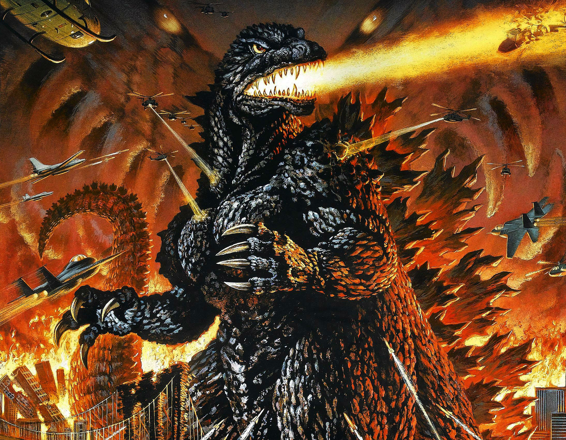 GODZILLA sci fi fantasy action dinosaur apocalyptic monster f