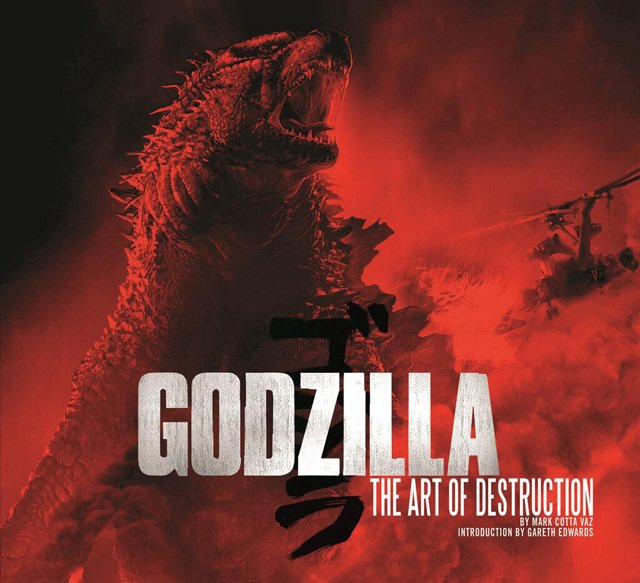 Godzilla Image on Cover of Art of Destruction Book