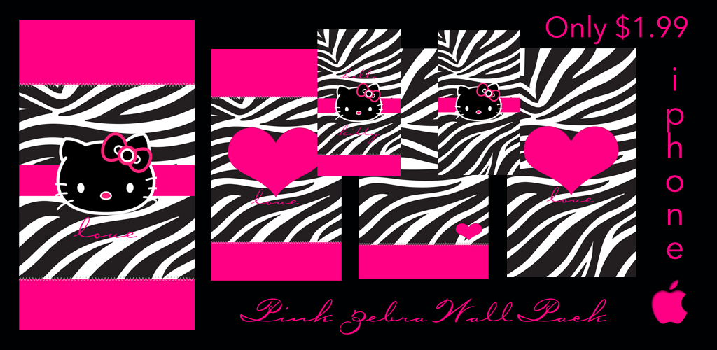 Mommy Lhey: Pink Zebra Wallpaper Pack