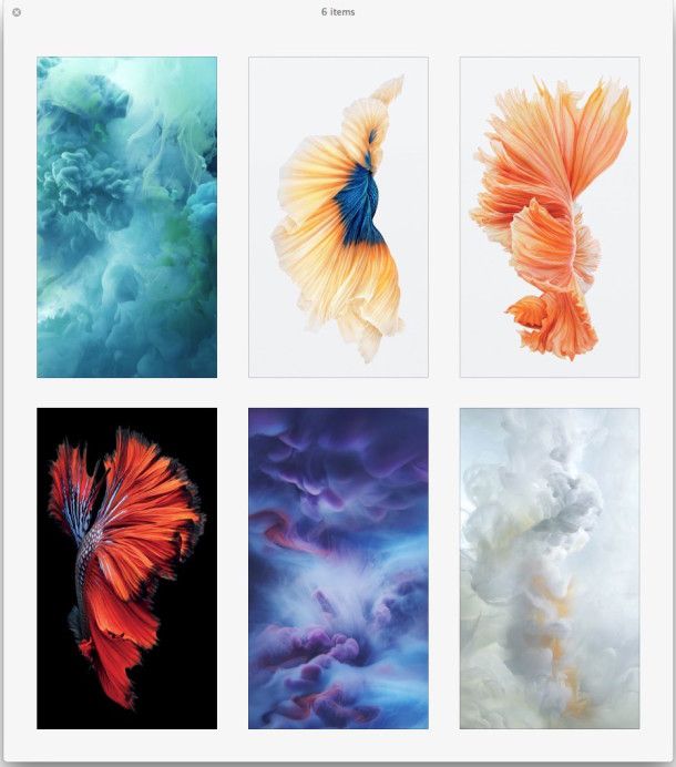 Get the Beautiful Live Wallpapers from iPhone 6s as Still Backgrounds