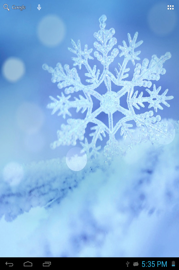 Download iOS7 Snowflakes Live Wallpaper for android, iOS7