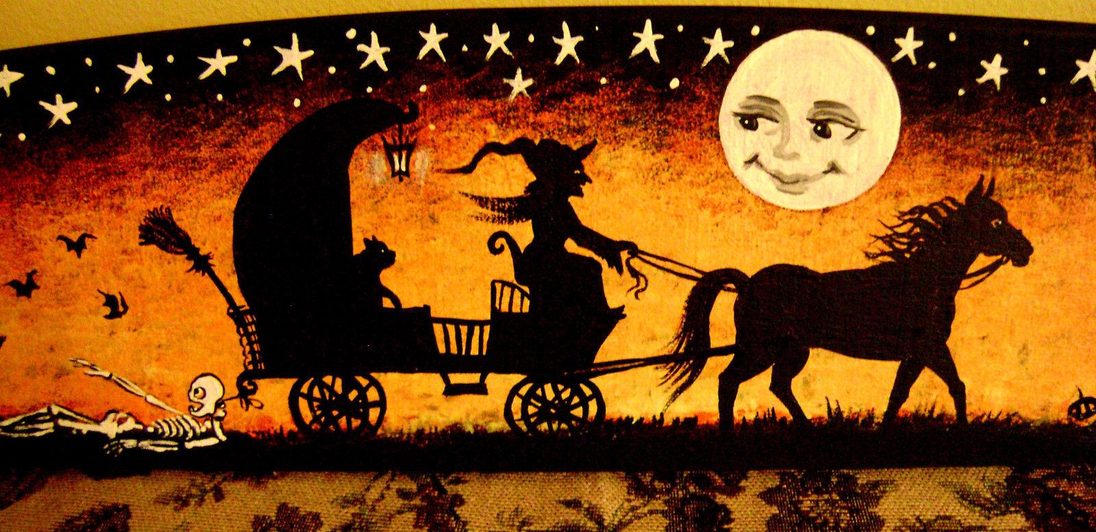 Retro Halloween Night Wallpaper Theme