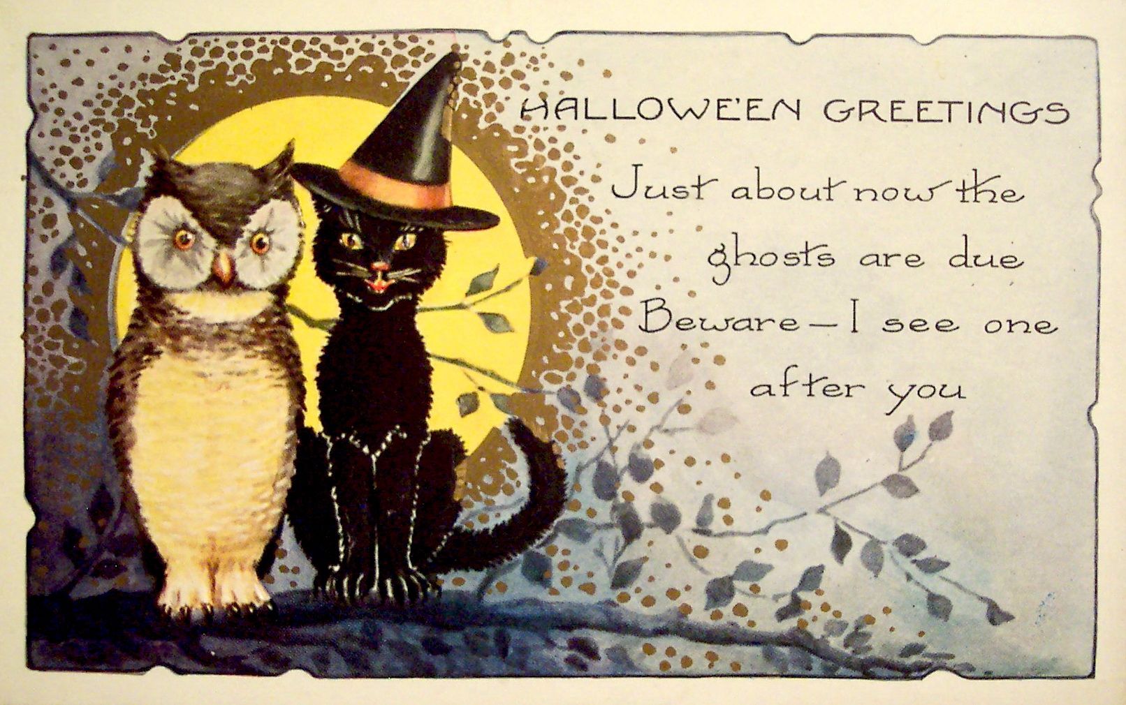 FREE Vintage Halloween I | Halloween E Card