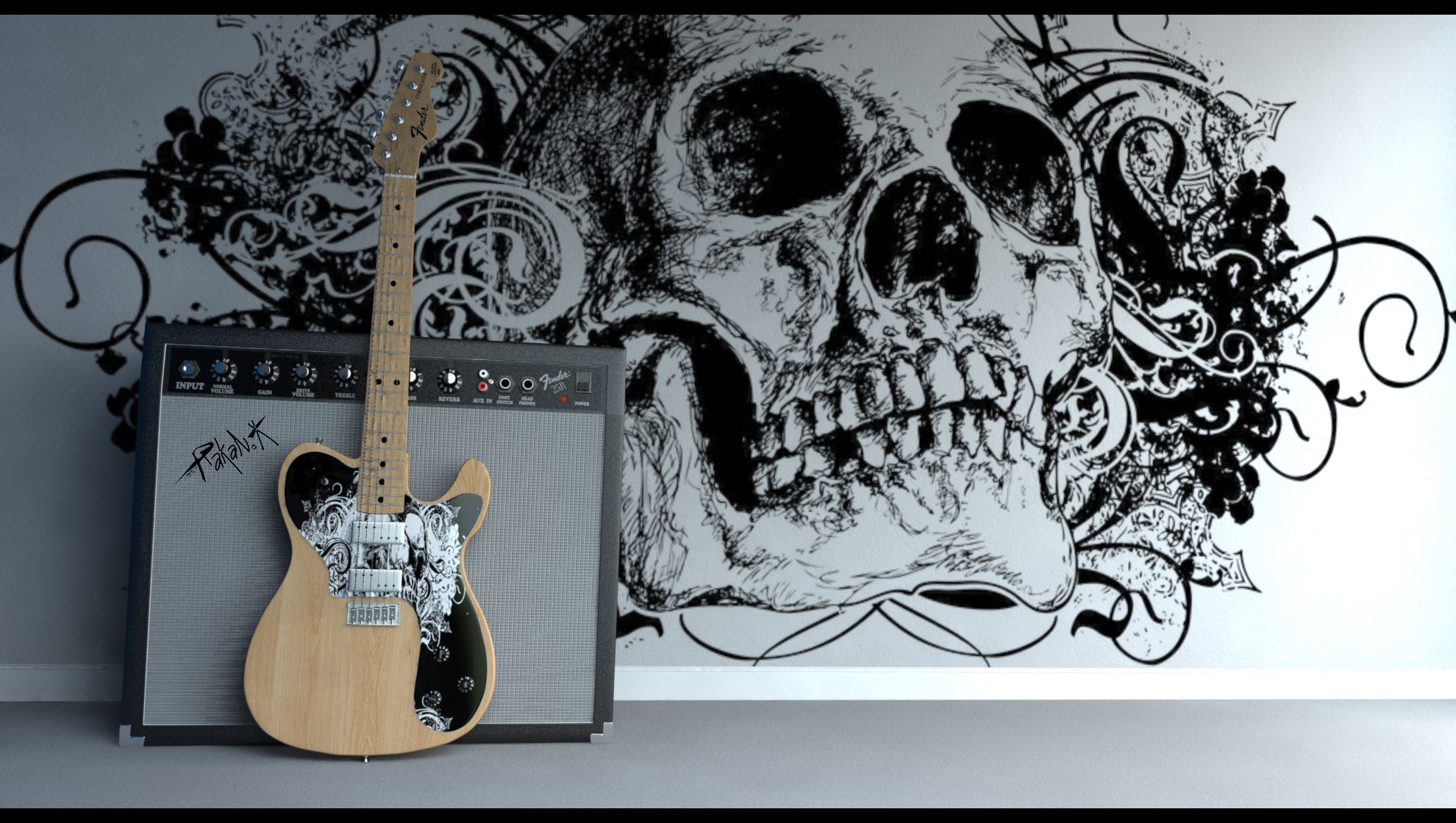 Fender Guitar + AMP by djreko on DeviantArt