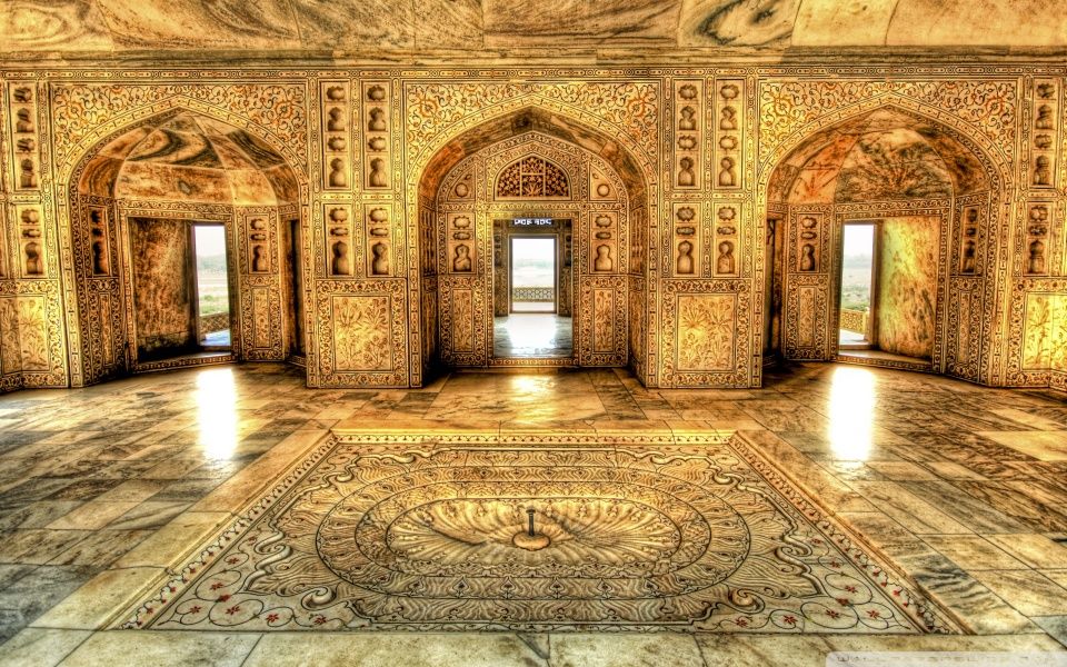 Akbar's Royal Bathing Chamber, Delhi, India HD desktop wallpaper ...