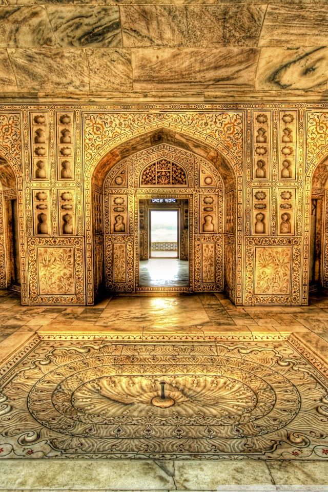 Akbars Royal Bathing Chamber, Delhi, India HD desktop wallpaper