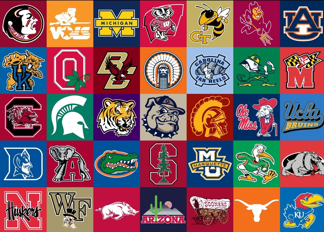 College football logos -Logo Brands For Free HD 3D